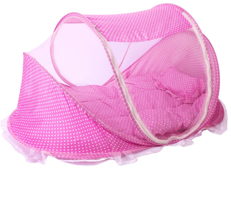 Baby-Netting-Bed-Folding-Baby-Infants-Insect-Netting-Portable-Bed-Collapsible-NewbornInfant-kids-Children-Baby-Crib