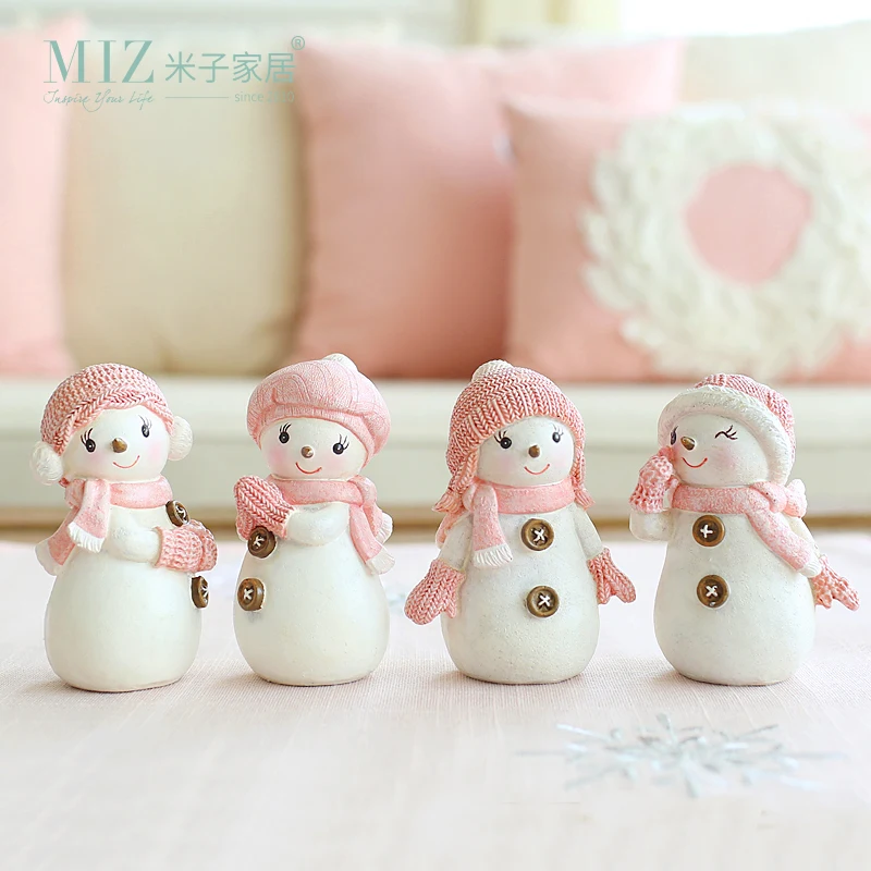Miz Home 1 комплект из 4 предметов коллекция милых снеговиков рождественский подарок