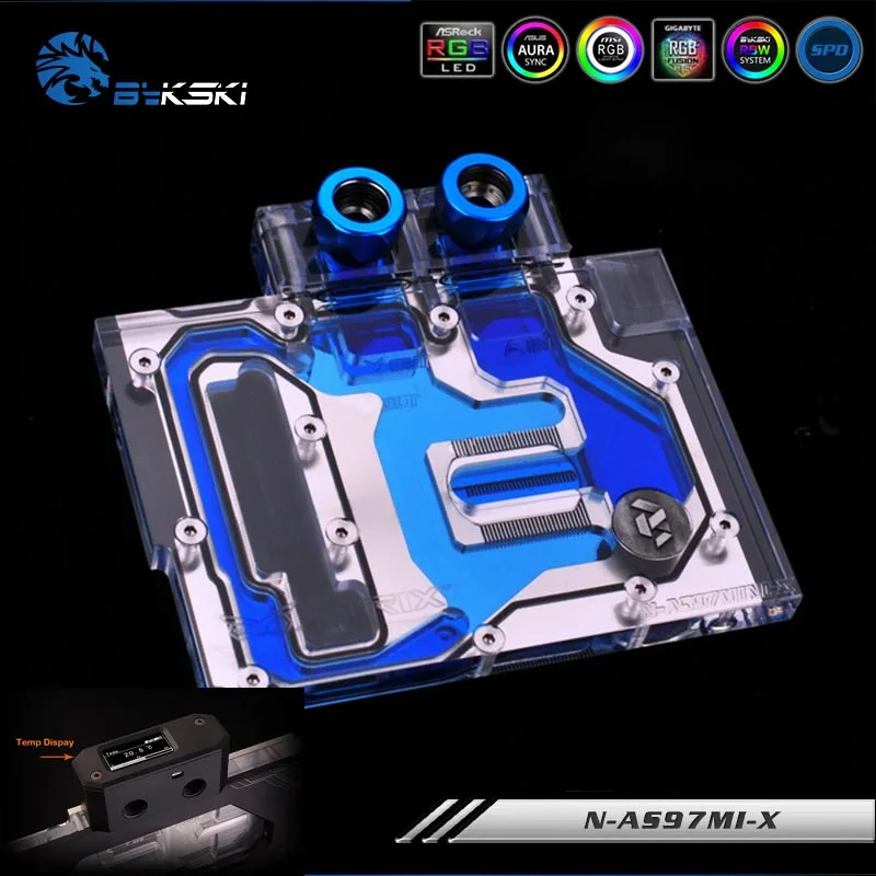 

Bykski N-AS97MI-X VGA Full Cover Water Cooling Block with LED for ASUS GTX970 DC MINI GTX 760 GTX 960 Series