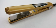 Фотография 1" Professional Vibrate Plates Hair Straightener Titanium Plates Flat Iron GIC-HS105 110-240V Free Shipping