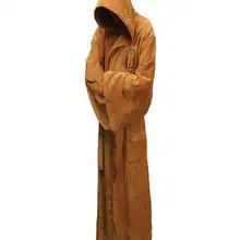 Фланелевый мужской Халат с капюшоном, толстый Халат «Звездные войны», мужской Халат «Империя джедаев», зимний длинный халат, мужской банный Халат