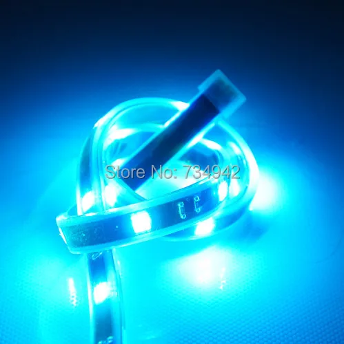cheap Waterproof IP68 5 Meter DC 12V SMD5050 Flexible LED Strips 30 LEDs Per Meter, White,Red,Green,Blue,Yellow,RGB, Black Background