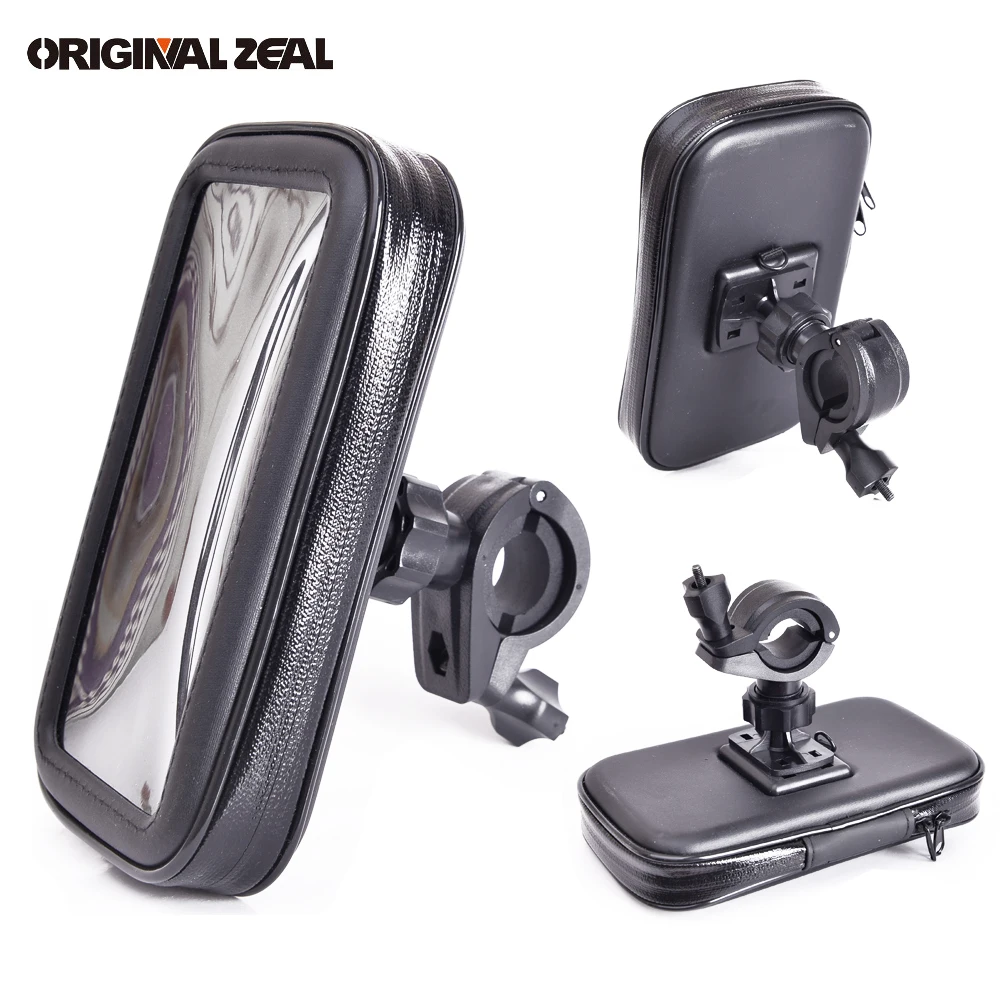  Motorcycle Phone Holder Mobile Phone Stand Support for iPhone8 7 6 GPS Bike Holder Waterproof Bag s