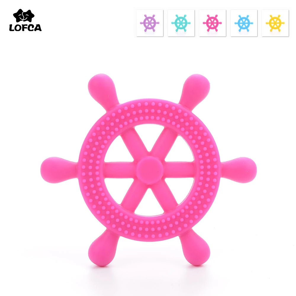 1 шт. силиконовый Прорезыватель для зубов 5 цветов|silicone teether|teether siliconeteething toys |