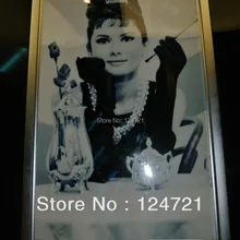 A1 рамки супер тонкий Светодиодная подсветка, свет Коробки для выставки Дисплей