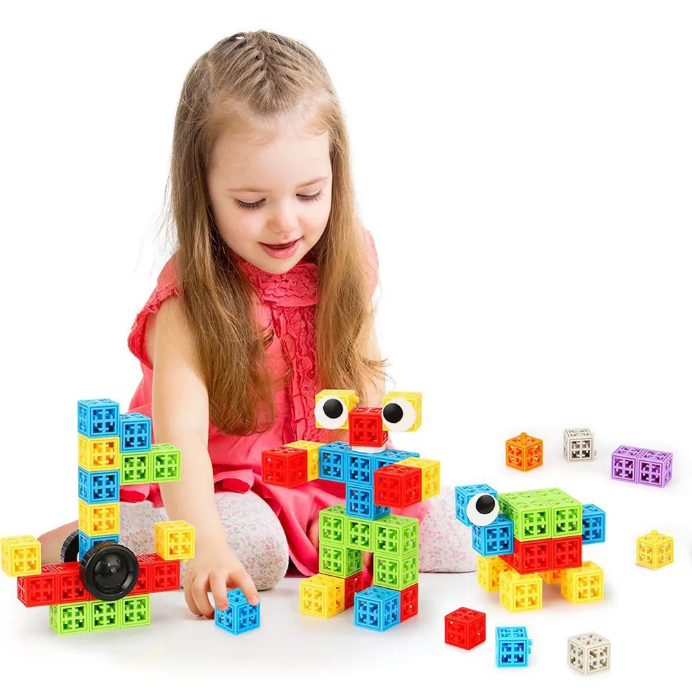 HINST Новое воображение Детские конструкторы игрушка образовательное Строительство Строительные блоки игрушки JAN28