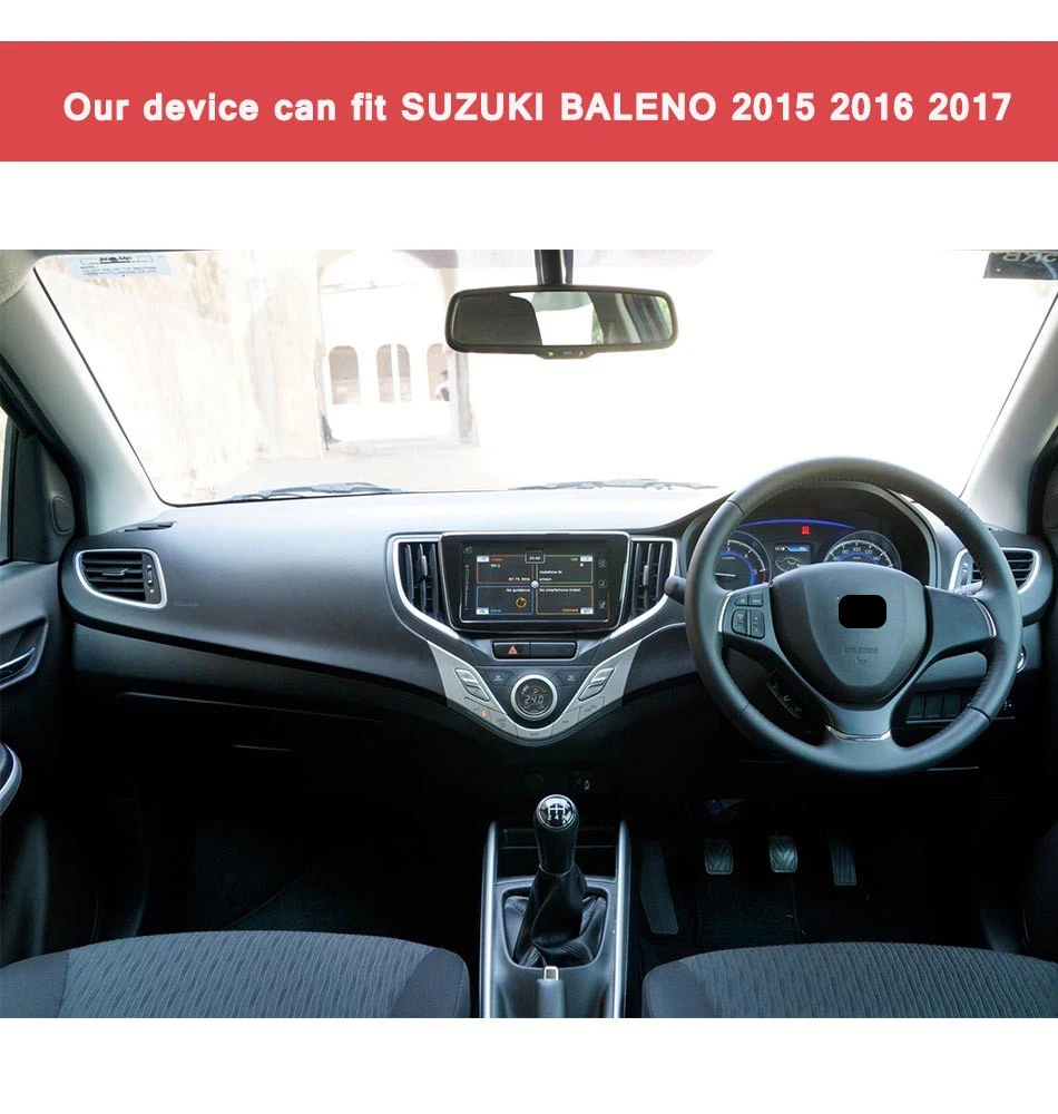 Perfect Android 9.0 4GB+64GB Car video dvd player music pc tablet tape media unit gps navi for SUZUKI BALENO 2015 usb sd aux rds dvr dab 1