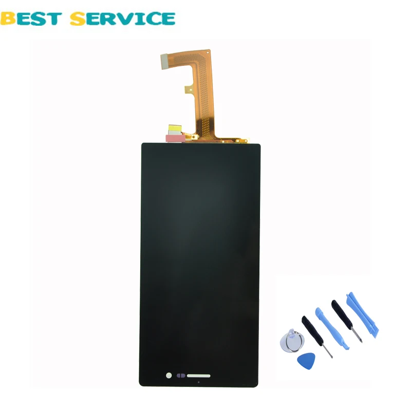 

Original For Huawei Ascend P7 LCD Display with Touch Screen Digitizer Assembly Black White Color +Tools Free Shipping