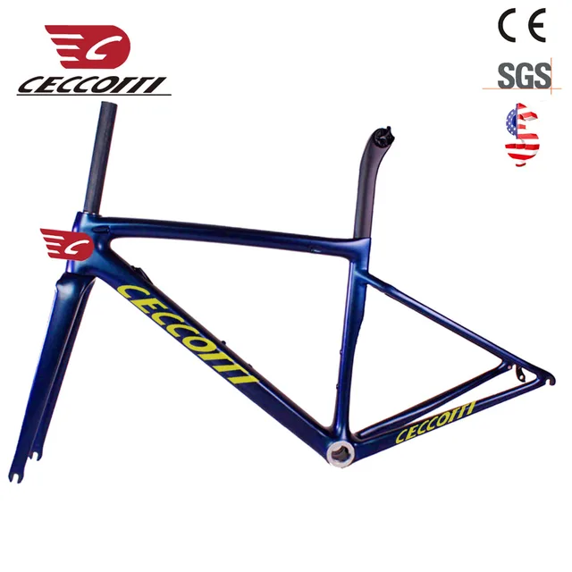 $US $429.41 CECCOTTI carbon Road Bike Frame road Carbon Bicycle Frame Di2 Mechanical UD Carbon Frame BSA/BB30 B