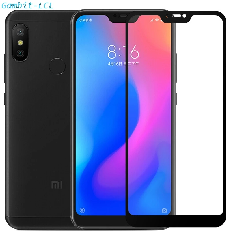 

2PCS For Xiaomi Mi A2 Lite A2lite Screen Protector Full Cover Tempered Glass Protective 9H 2.5D Film For Xiaomi Mi A2