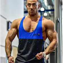 Мужчины Жилет печати Бег Фитнес Упражнение Бег Бегуном Тренажерный зал Футбол Футбол Жилет Без Рукавов Футболки