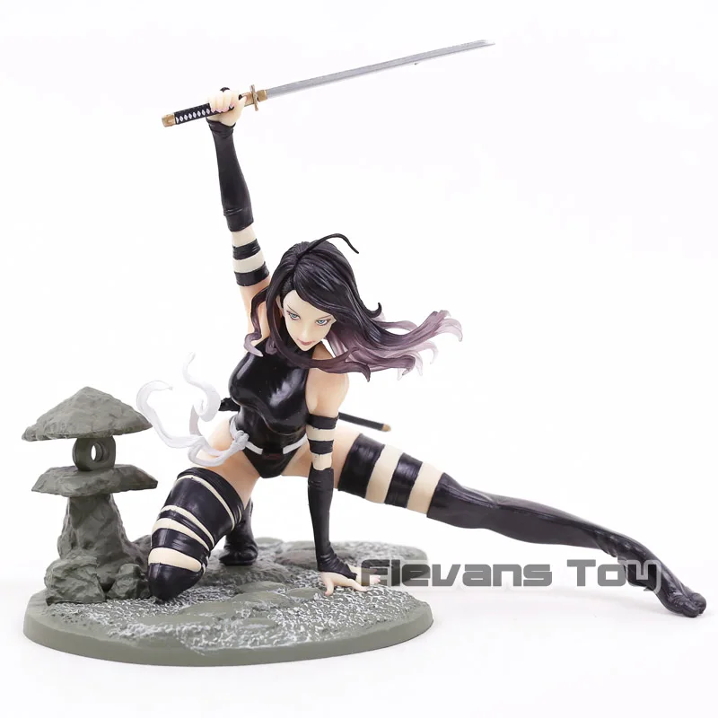Psylocke X Force костюм в стиле ниндзя MK154 Bishoujo Статуя Кукла ПВХ фигурка Коллекционная