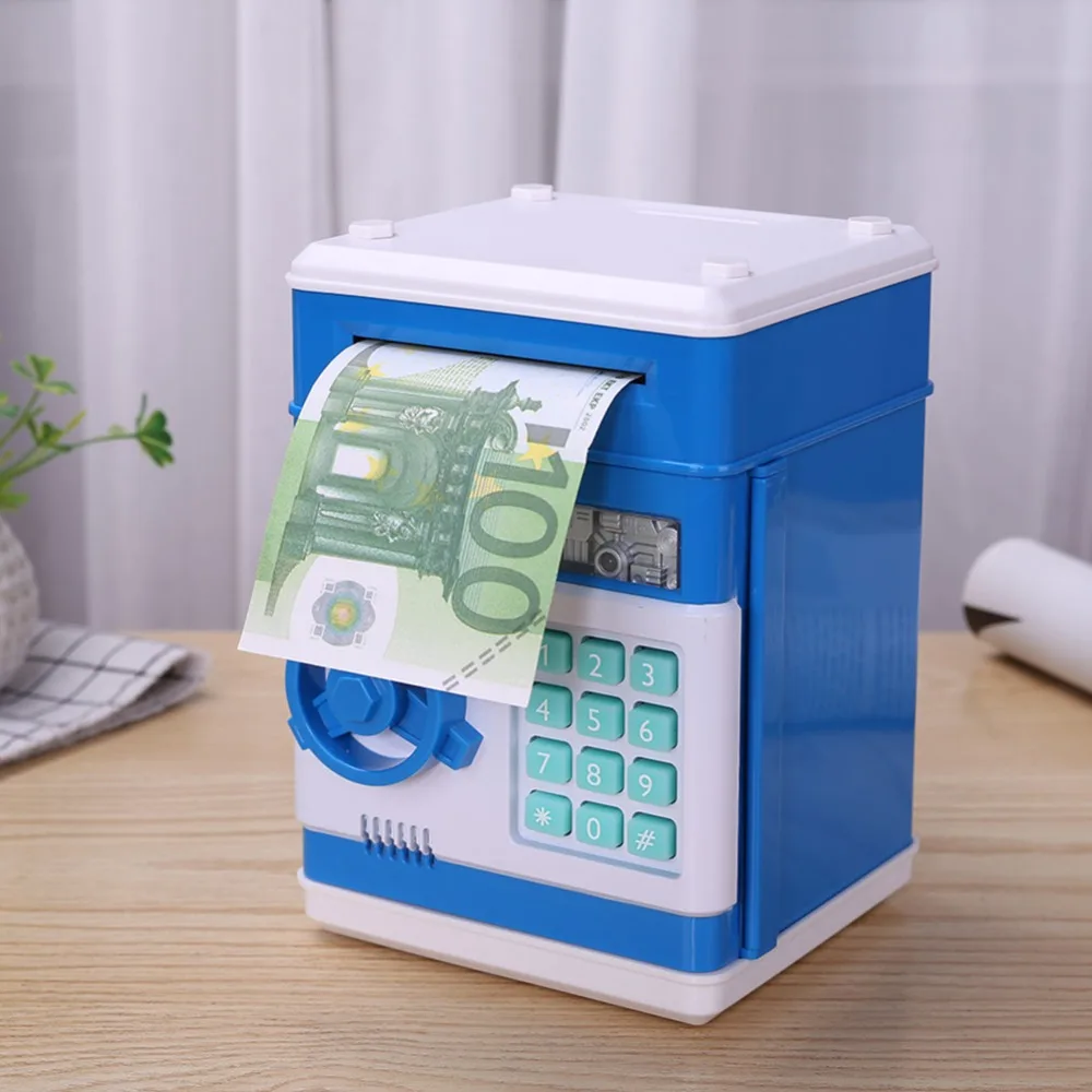 Lovely Automatic Electronic Piggy Bank ATM Password Money ...