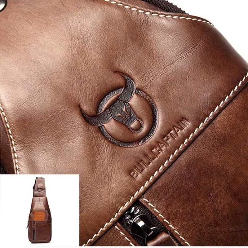 bullcaptain 2017 última tendência genuíno Tipos : Men Chest Pack