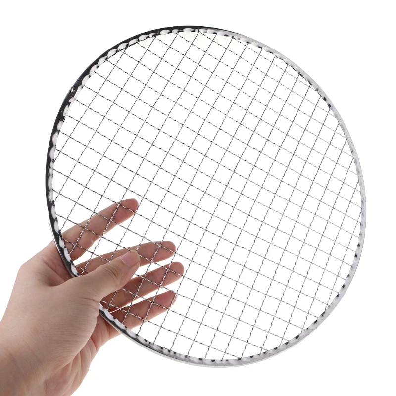MEXI 28cm Disposable BBQ Barbecue Grill Basket Mesh Wire Net Meat Fish Vegetable Tool Hot Kitchen Cooking Rotisseries Accessory