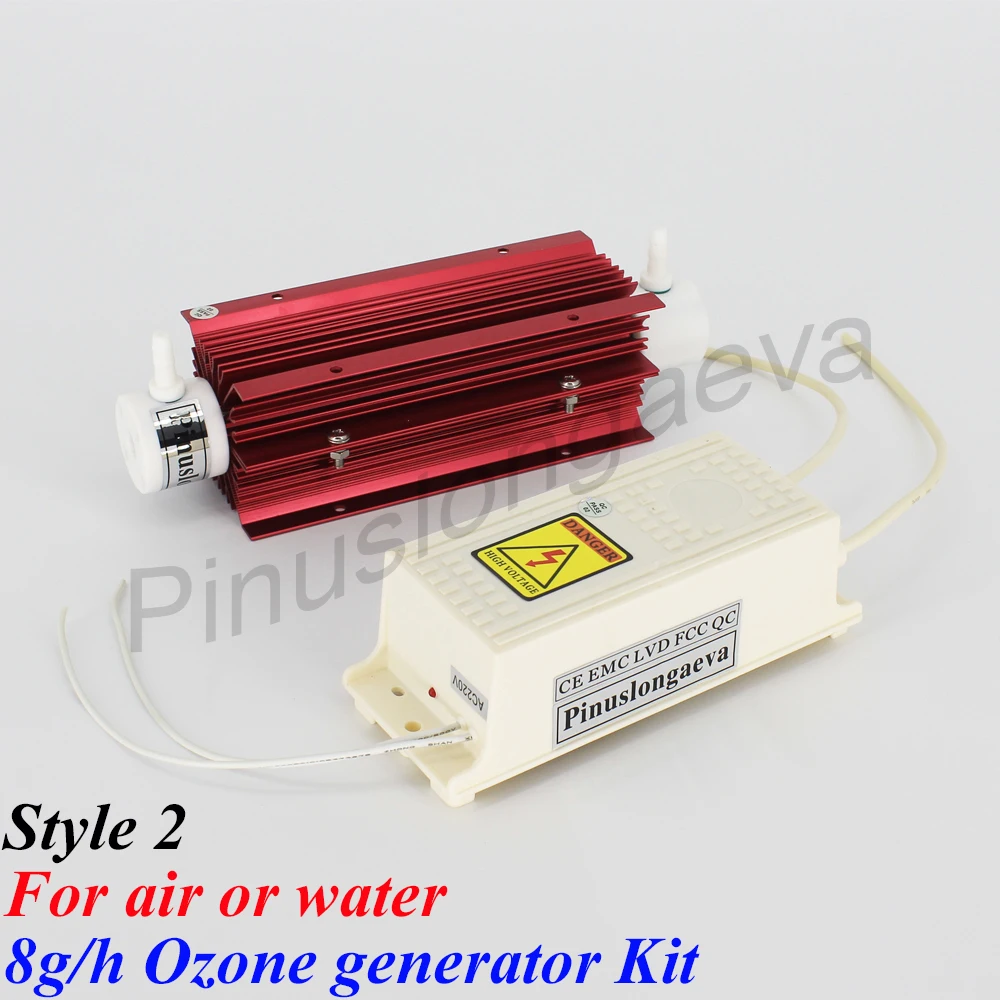 

Pinuslongaeva 8G/H 8grams Quartz tube type ozone generator Kit ozone steam sauna ozone parts AC220V AC110V AC127V DC12V DC24V