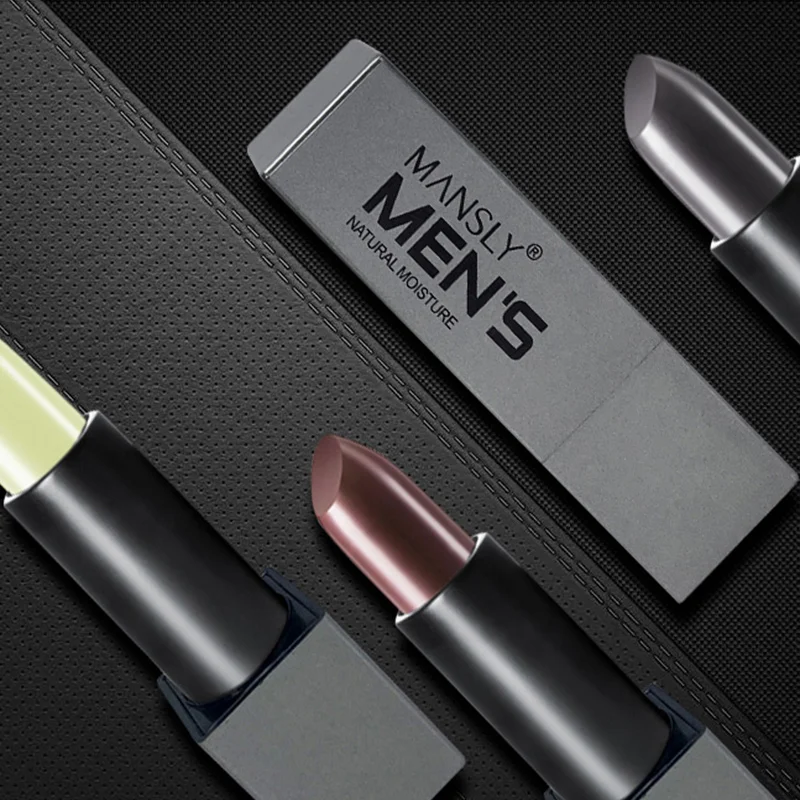 

Men Moisturizing Lipstick Matte Changed Color Lip Men's Lip Balm Anti Cracking Repairing Removal Peeling Prevent Chapped Makeup