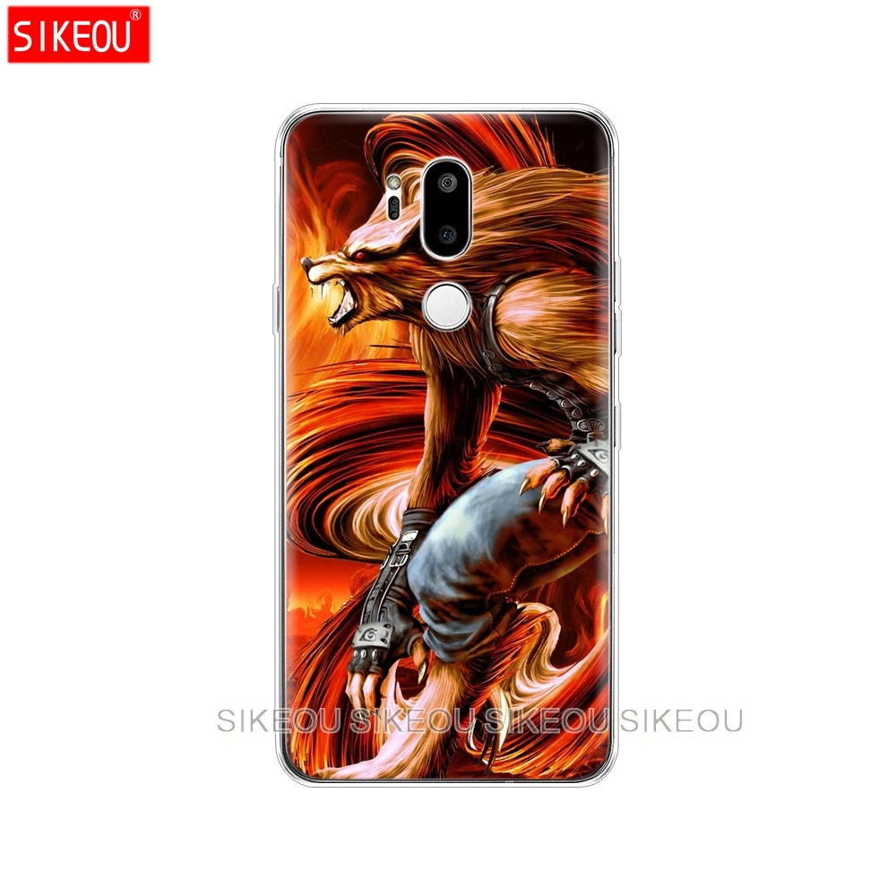 Силиконовый чехол для телефона LG G7 Q8 Q6 G6 MINI G5 V30 V7 V9 k10 k8 X POWER 2 Naruto Sasuke Anime
