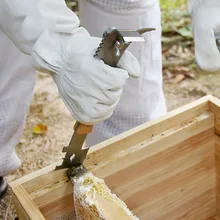 Недавно многофункциональная Нержавеющая сталь пчелы скребок для улья инструмент Пчеловодство пчелиный улей ручной инструмент