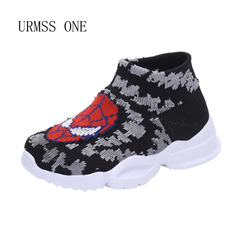 

Children Carton Sock Shoes For Girls Boys Shoe Sneaker Kids Shoe Breathable Mesh Running Sport Footwear 3Color