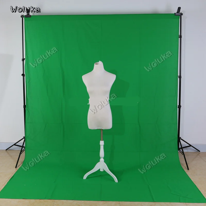 Background-3PCS-3-2M-Green-Black-White-Muslin-Backdrops-Cotton-Chromakey-2-6-3M-Support-Stand (3)