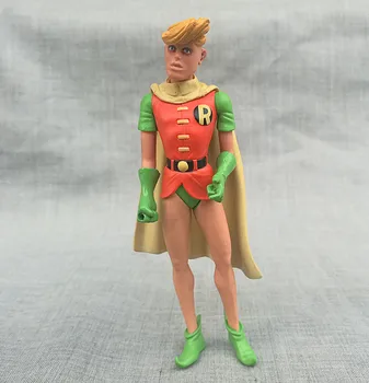 

Superheros Batman Robin Action Figures Collectible Model Toy Kids Gift 12cm