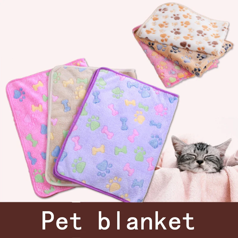 

New Soft Pet Blanket Touch Soft Warm Mat Dogs Cats Blanket Mat manta perro,pet beds,dog blanket,Pet Sleep Bed