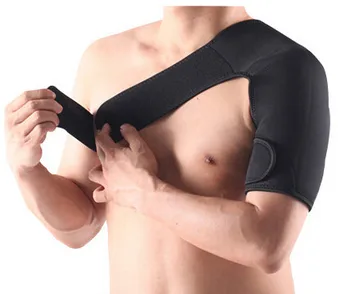 

Wholesale Adjustable Adult Safety Back Support Breathable Basketball Protective Shoulder Strap Elastic Sportswear