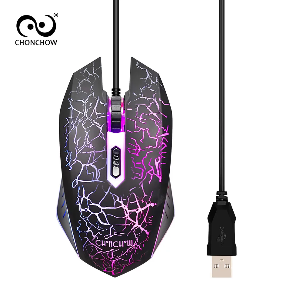 

Wired Gaming Mouse 4 Buttons 5000DPI Mute Optical Computer Mouse Mice for PC Laptop Notebook Game Gamer Drop shipping