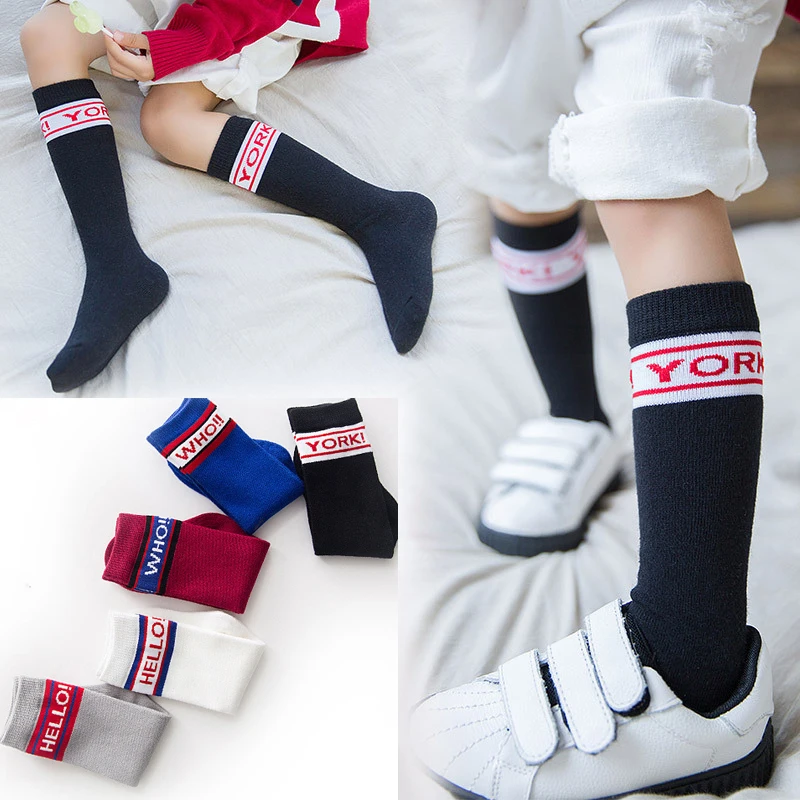 Buy INS Fashion Letter knee Socks For Children Long