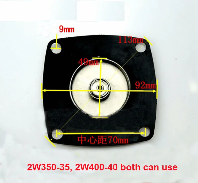 Электромагнитный клапан воды мембранный клапан 2W400-40 2W350-35 DN40 воды мембранный клапан 1,2 1,5 дюймов диафрагмы