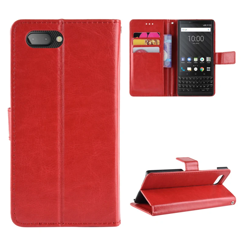 Blackberry Key 2 PU leather+TPU flip case_9