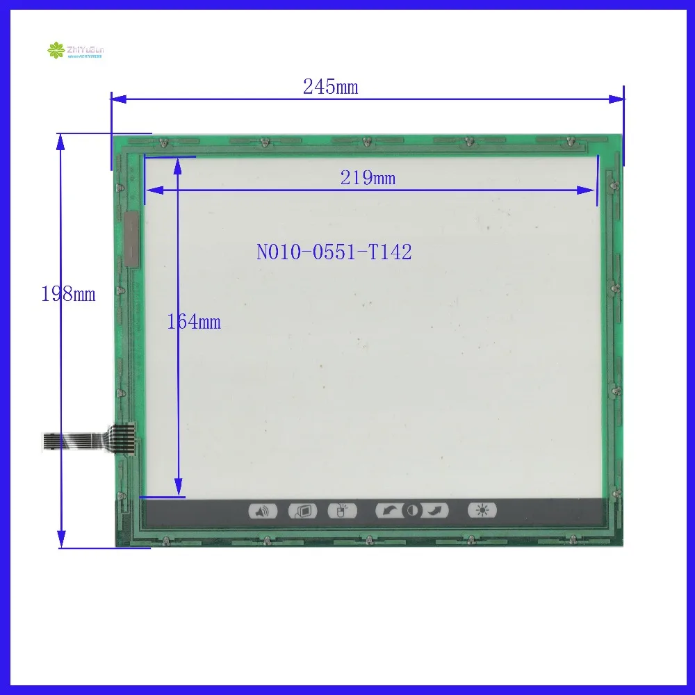 ZhiYuSun N010-0551-T142 touch screen panel Sensor glass for Industrial application | Компьютеры и офис