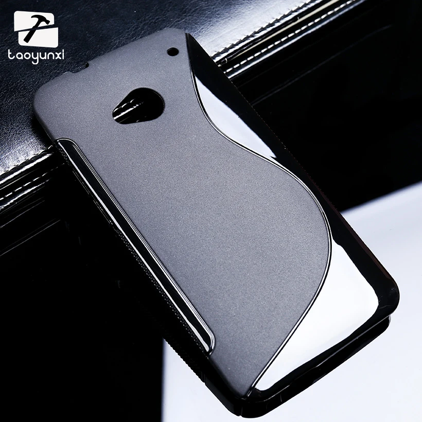 

TAOYUNXI Sline Soft TPU Silicon Phone Case For HTC ONE M7 802W Dual Sim 802D 802T 4.7'' Cover Phone Accessories Bag