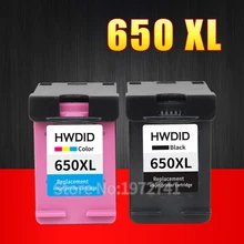 2 Упак. Картридж Совместимый для HP 650 XL для HP Deskjet Ink Advantage 1015 1515 2515 2545 2645 3515 3545 4515 4645