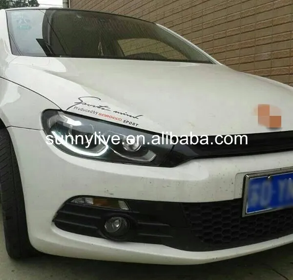 Светодиодный налобный фонарь для VW Scirocco спереди светильник 2008 2015 год 1 4 Версия|lamp