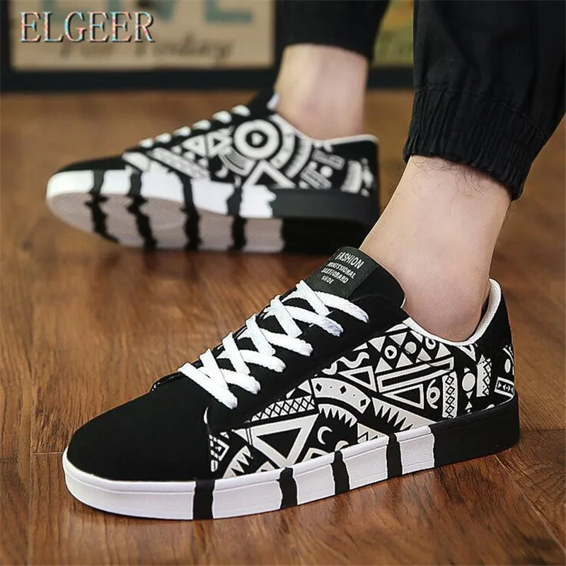 ELGEER 2018 spring and autumn new men's casual movement shoes canvas men's shoes men's Sneakers Platform shoes ELGEER 2018 spring and autumn new men's casual movement shoes canvas men's shoes men's Sneakers Platform shoes