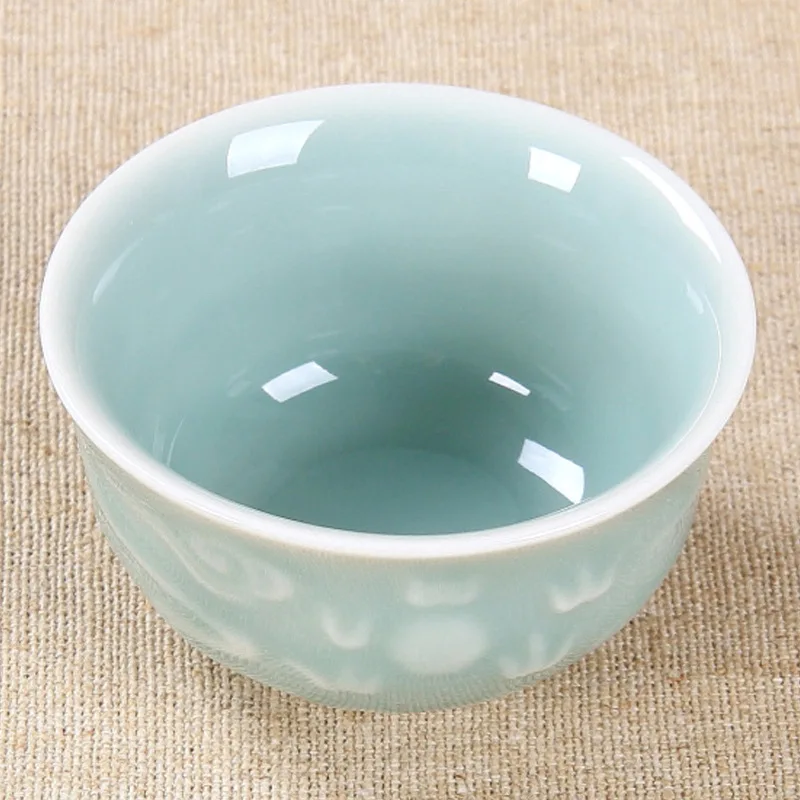 Exquisite ceramic teacup with cup of tea soup For Oolong Soup D0 | Дом и сад