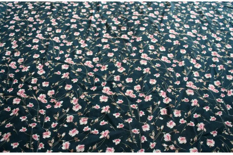 150 см печатная ткань метр микро-перспективная шифоновая ткань материал драпировка шарф платье полиэстер ткань ткань