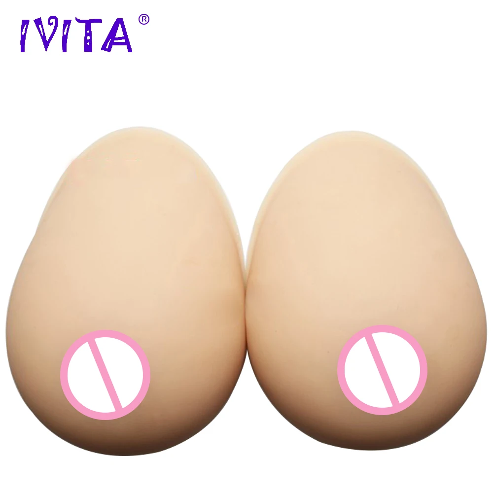 

IVITA 1000g Beige Realistic Silicone Breast Forms False Boobs For Women Enhancer Crossdresser Transvestite Mastectomy Breasts