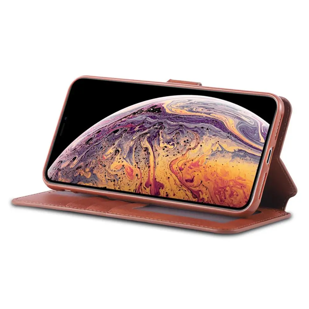 Чехол для Apple iphone x xs max 7 plus Роскошный кожаный бумажник флип кейс iphone8 iphone6