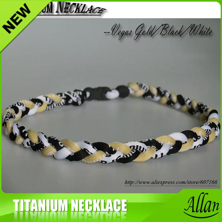 2017 плетеное бейсбольное ожерелье из титана магнитное титановое ожерелье|necklace