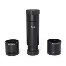 Профессиональный микроскоп адаптер 0.4x C крепление релейный объектив для камера для микроскопа с 30 мм 30,5 мм переходное кольцо для стерео микроскопа