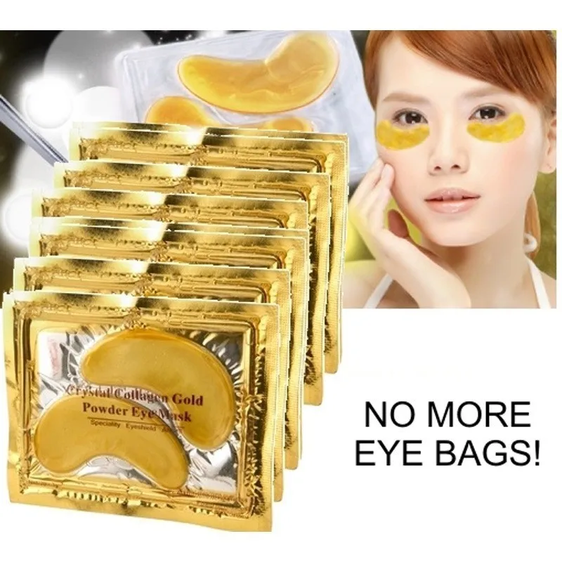 5 Pairs  Collagen Gold Eye Mask Eye Patch Face Mask Eye Patches for the Eyes Crystal Masks Anti Dark Circle Eyelid Patch