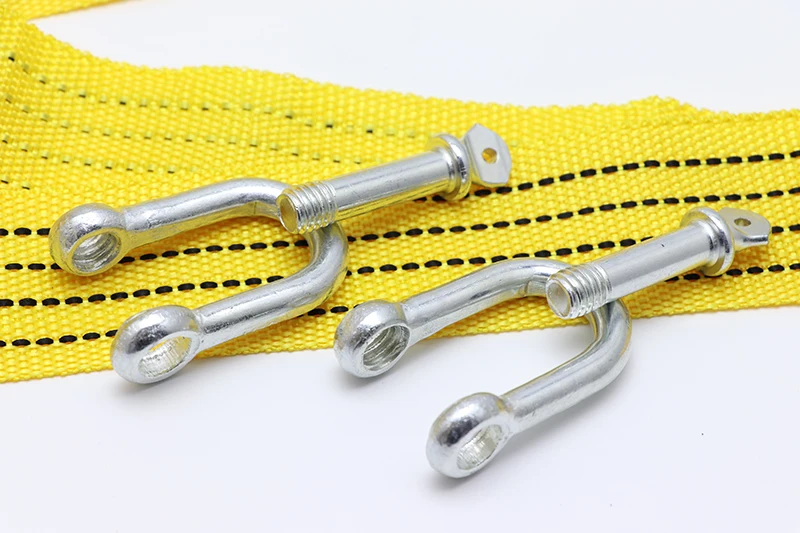 الثقيلة سحب الحبال 3 M 4 طن سلك كابل عالية القوة سلامة هوك أسلاك الفولاذ مقطورة سيارة الطوارئ حبل قطر