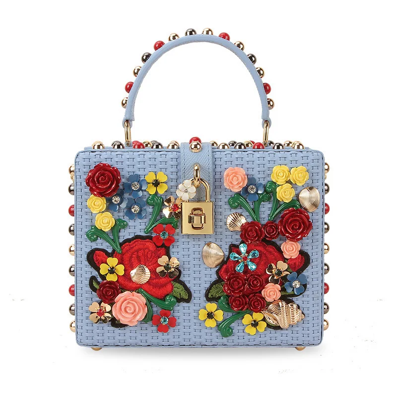 

2019 New Box Real Cowhide Woven Crossbody Bags High Quality Europe and America Lock Handbag Shoulder Messenger Bags