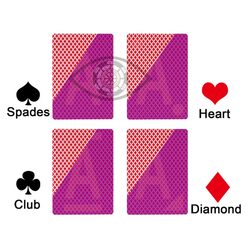 Perpsective Poker Cards Texas Hold Em пластиковые карты с маркировкой волшебные очки УФ контактные линзы азартные обман