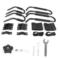 Багажник на крыше автомобиля стойки набор каноэ лодка серфинга Лыжная крыша Верхняя панель крепления автомобиля внедорожник перекладина авто аксессуары