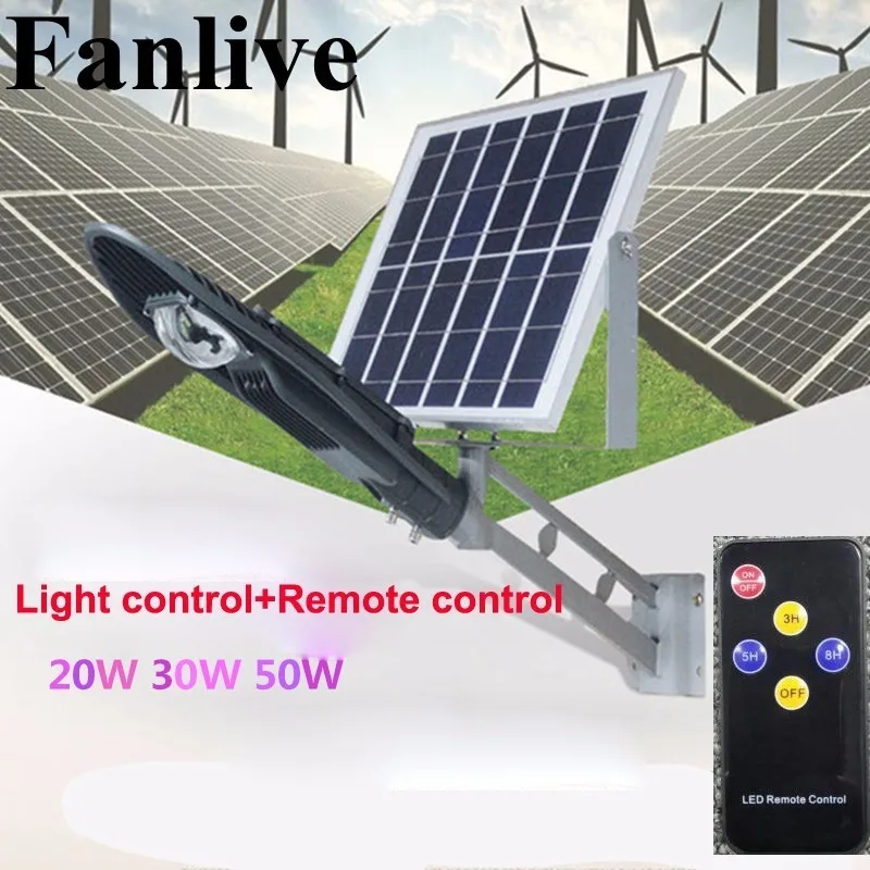 5pcs Remote Control Solar Panel Powered Road Light 20W 30W 50W LED Street Light Outdoor Garden Path Spot Wall Emergency Lamp remotekey 5pcs remote spare emergency key blade for bmw i3 i8 replacement insert blade