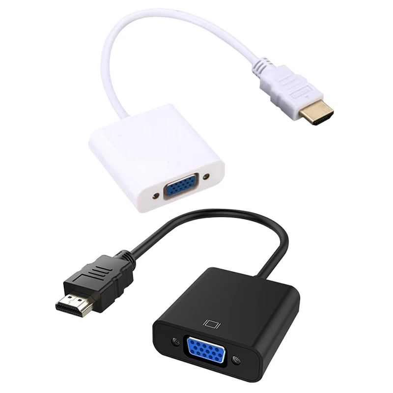 HUB to VGA Adapter Male Female Converter 1080P Digital Analog Video Audio Cable For Projector Laptop Tablet | Электроника